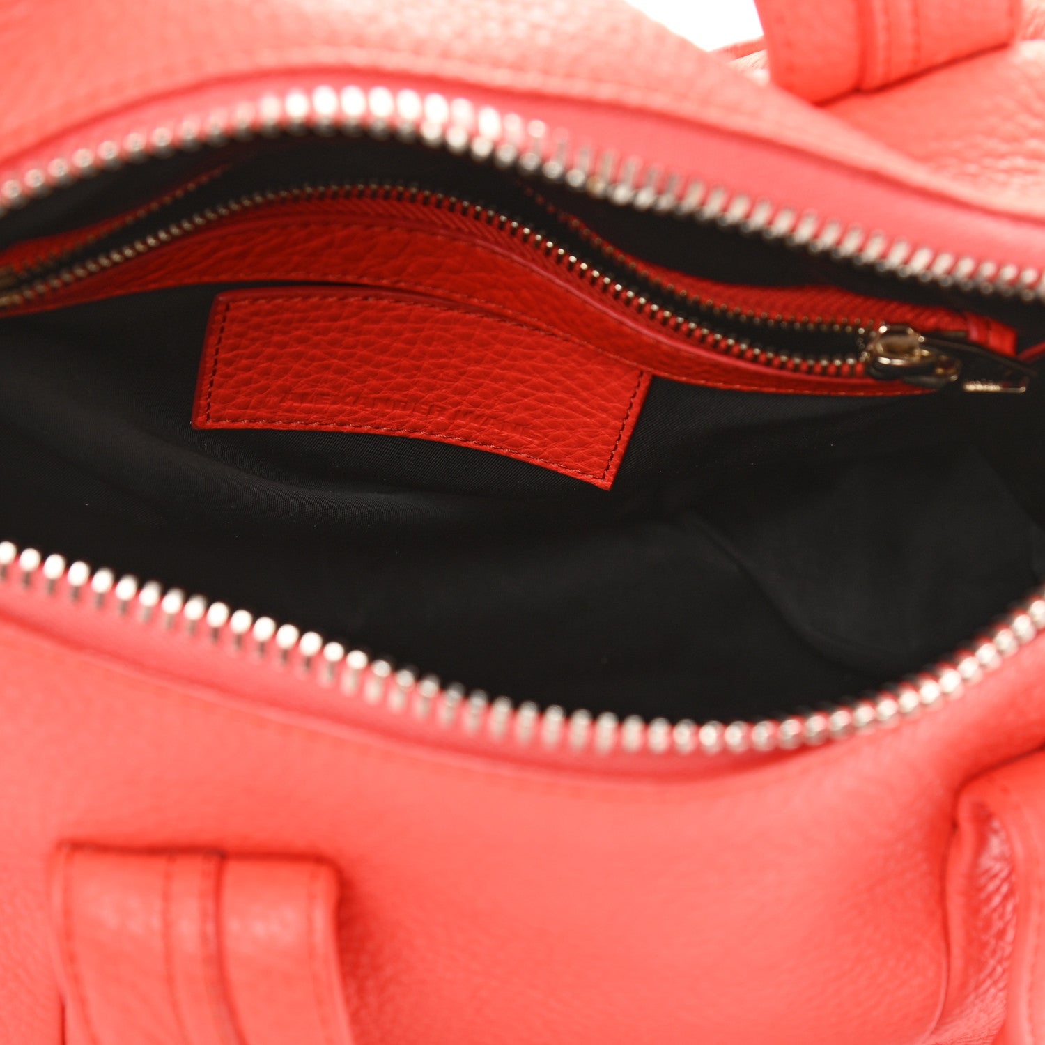 Alexander Wang Pebbled Lambskin Rocco Tangerine Pale Gold Hardware 4 of 10