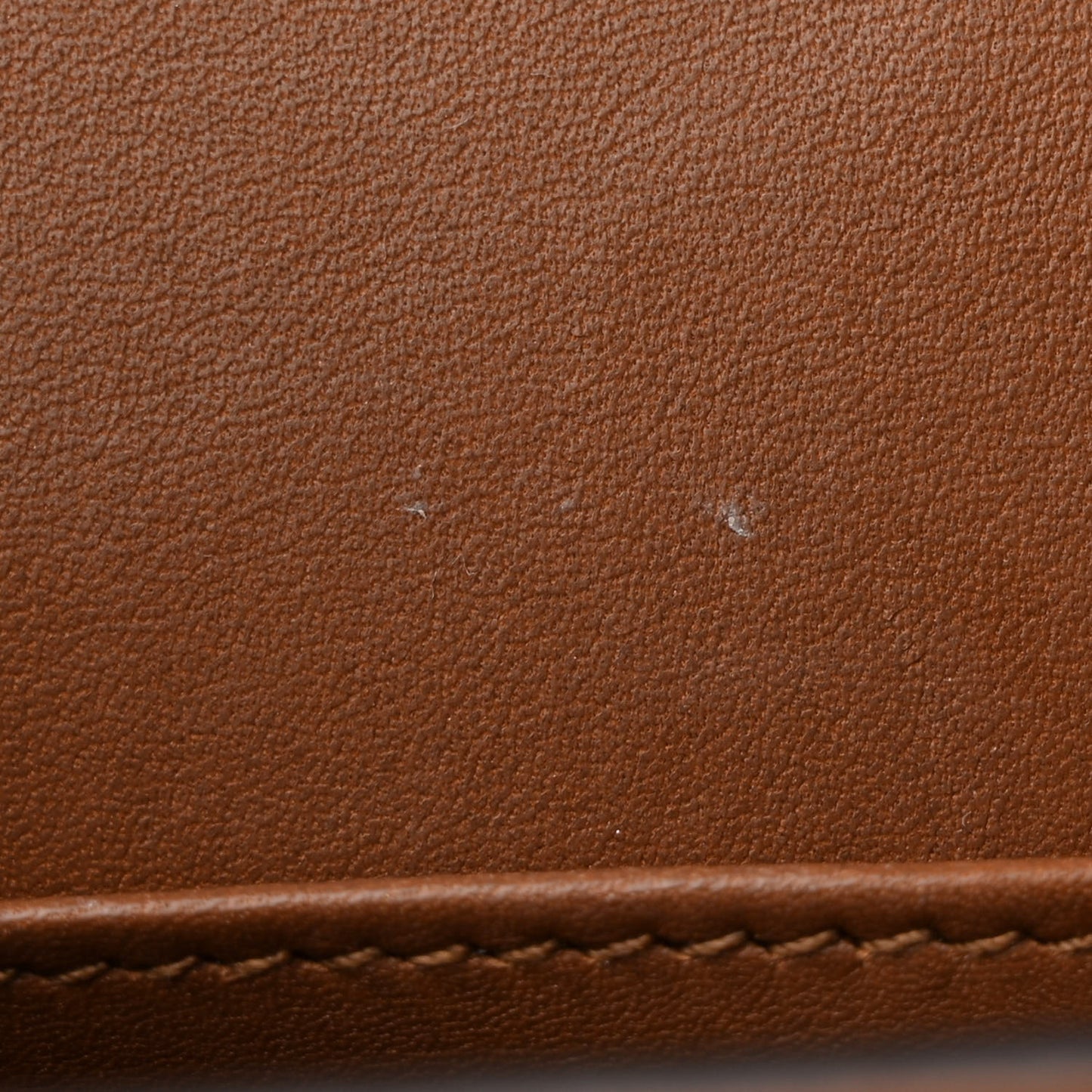 GG Supreme Monogram Textured Calfskin Emblem Super Mini Shoulder Bag Beige Dark Brown