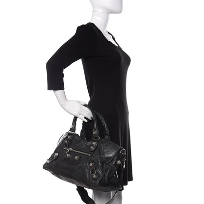Balenciaga Agneau Giant 21 Silver Hardware Part Time Black 3 of 15