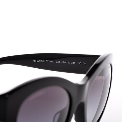 Chanel Acetate Butterfly Sunglasses 5371 Black 7 of 7