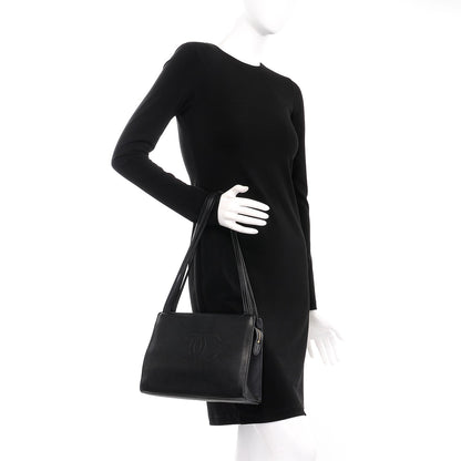 Chanel Caviar CC Shoulder Bag Black 2 of 15