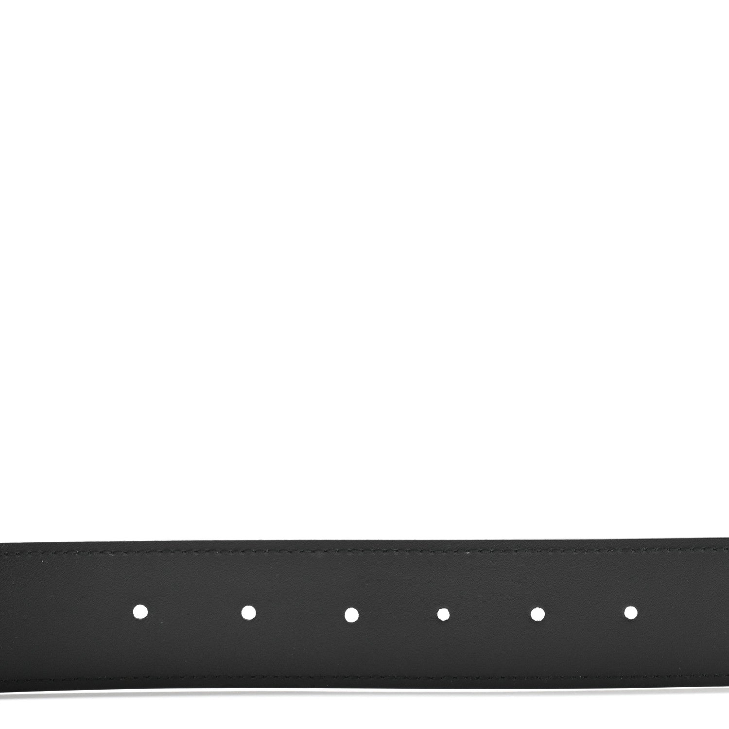 Gucci Moon Calfskin Scales Double G 40mm Belt 80 32 Black 4 of 5