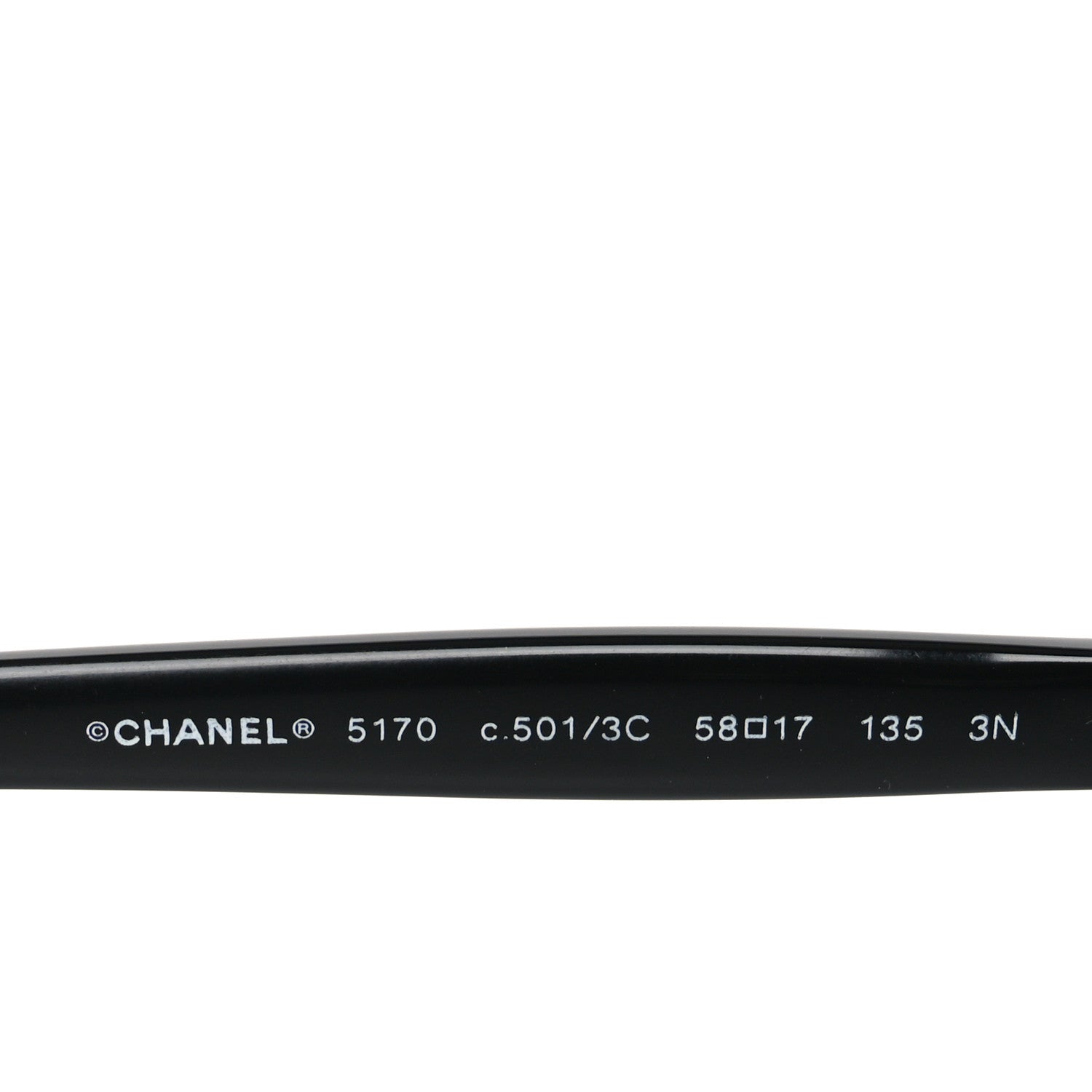 Chanel CC Bow Sunglasses 5170 Black 5 of 7