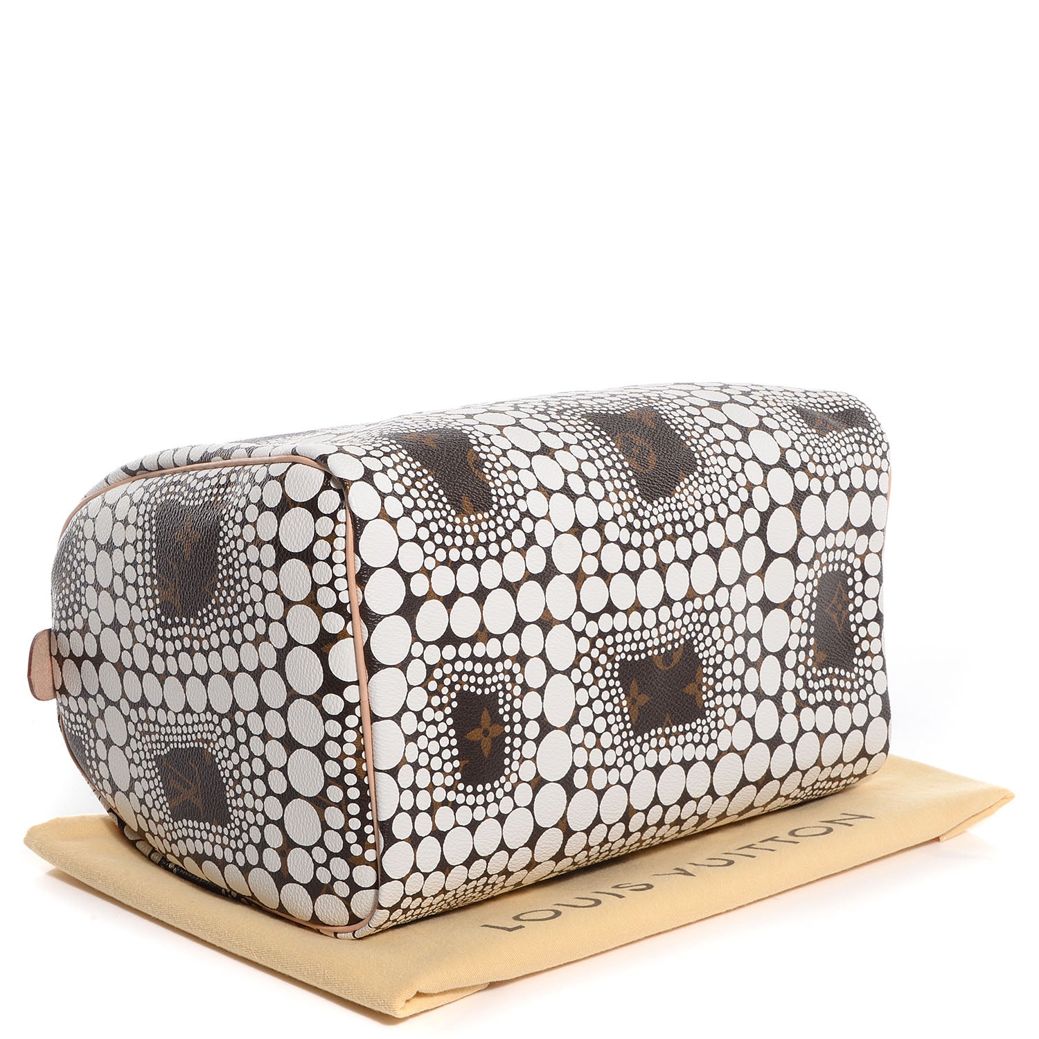 Louis Vuitton Monogram Kusama Town Speedy 30 White 4 of 7