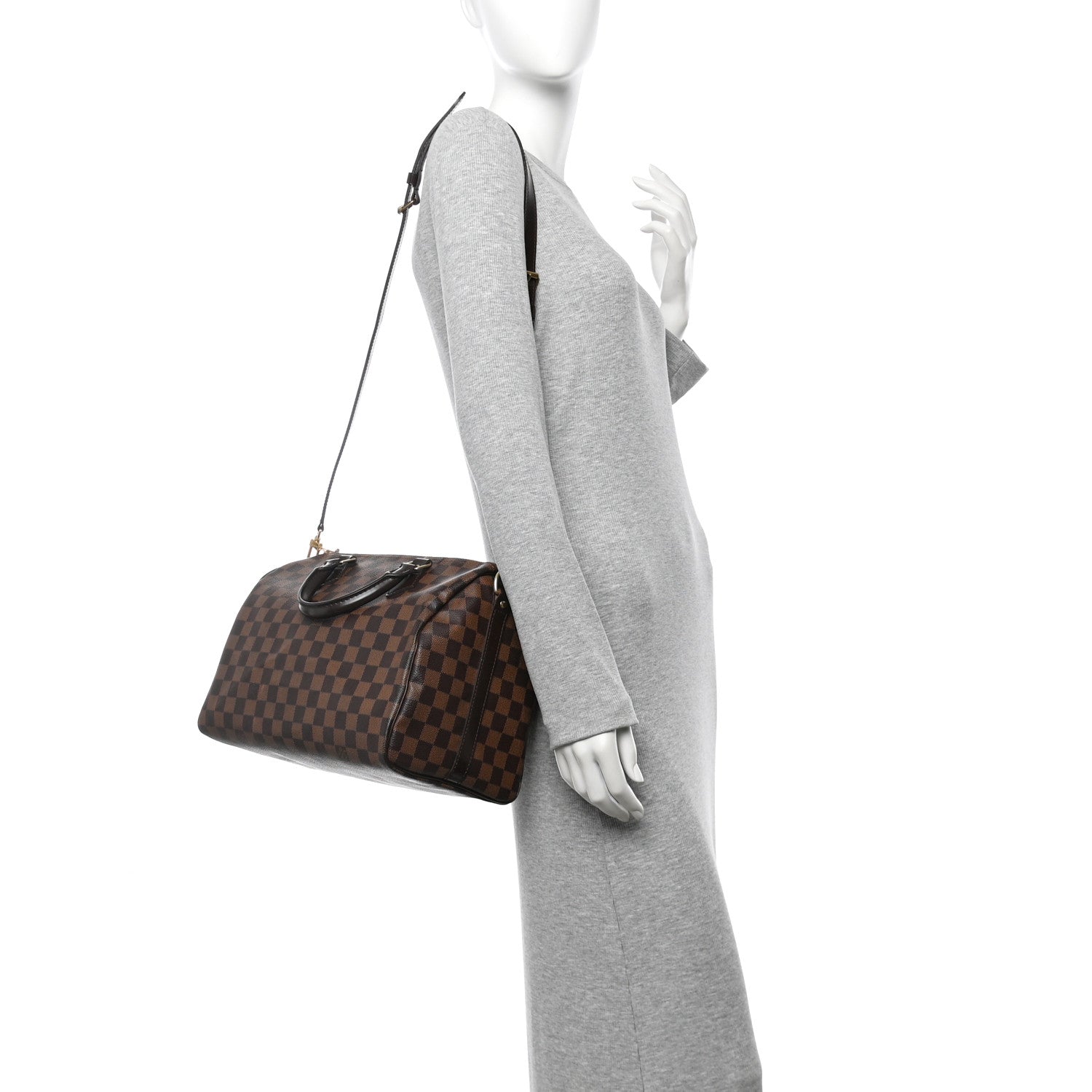 Louis Vuitton Damier Ebene Speedy Bandouliere 30 2 of 10