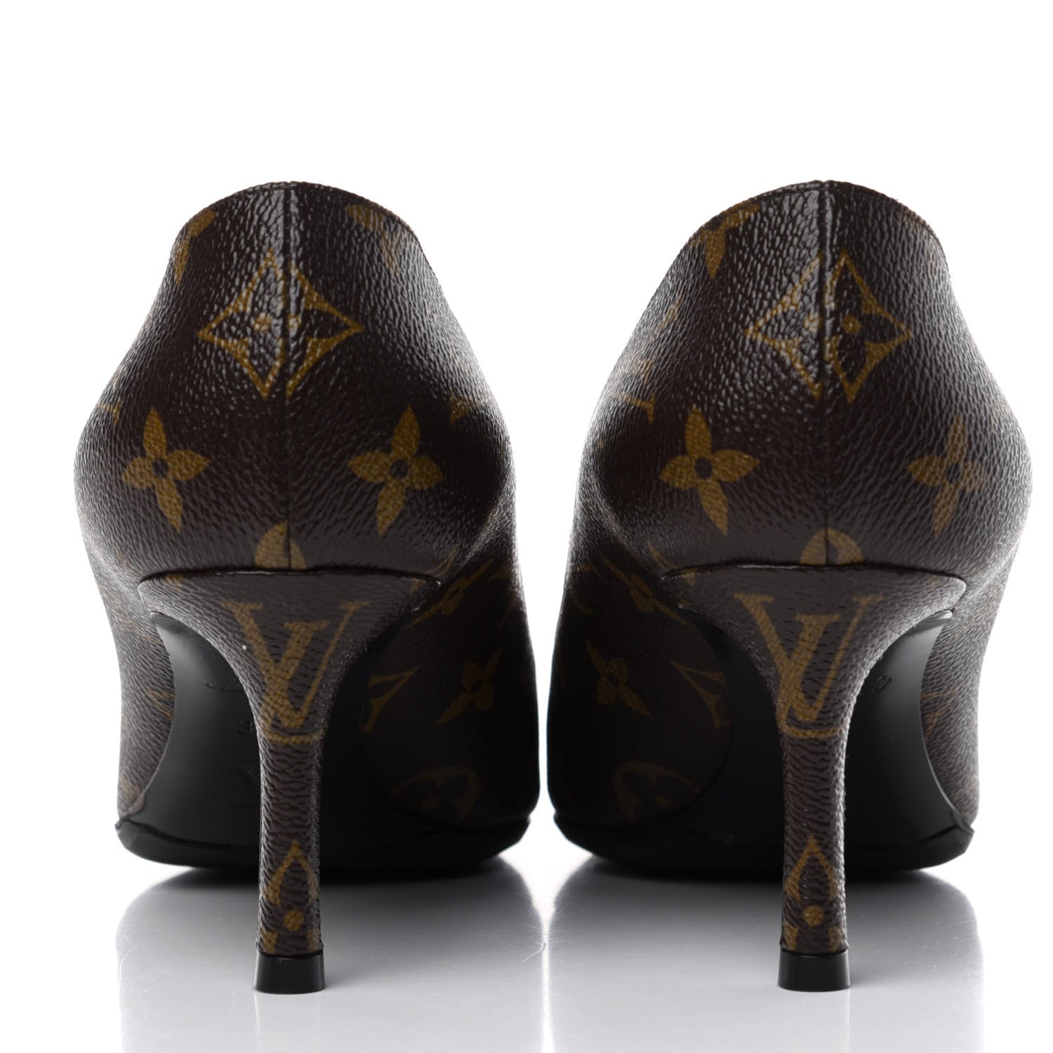 Louis Vuitton Reverse Monogram Cherie Pumps 38.5 7 of 10