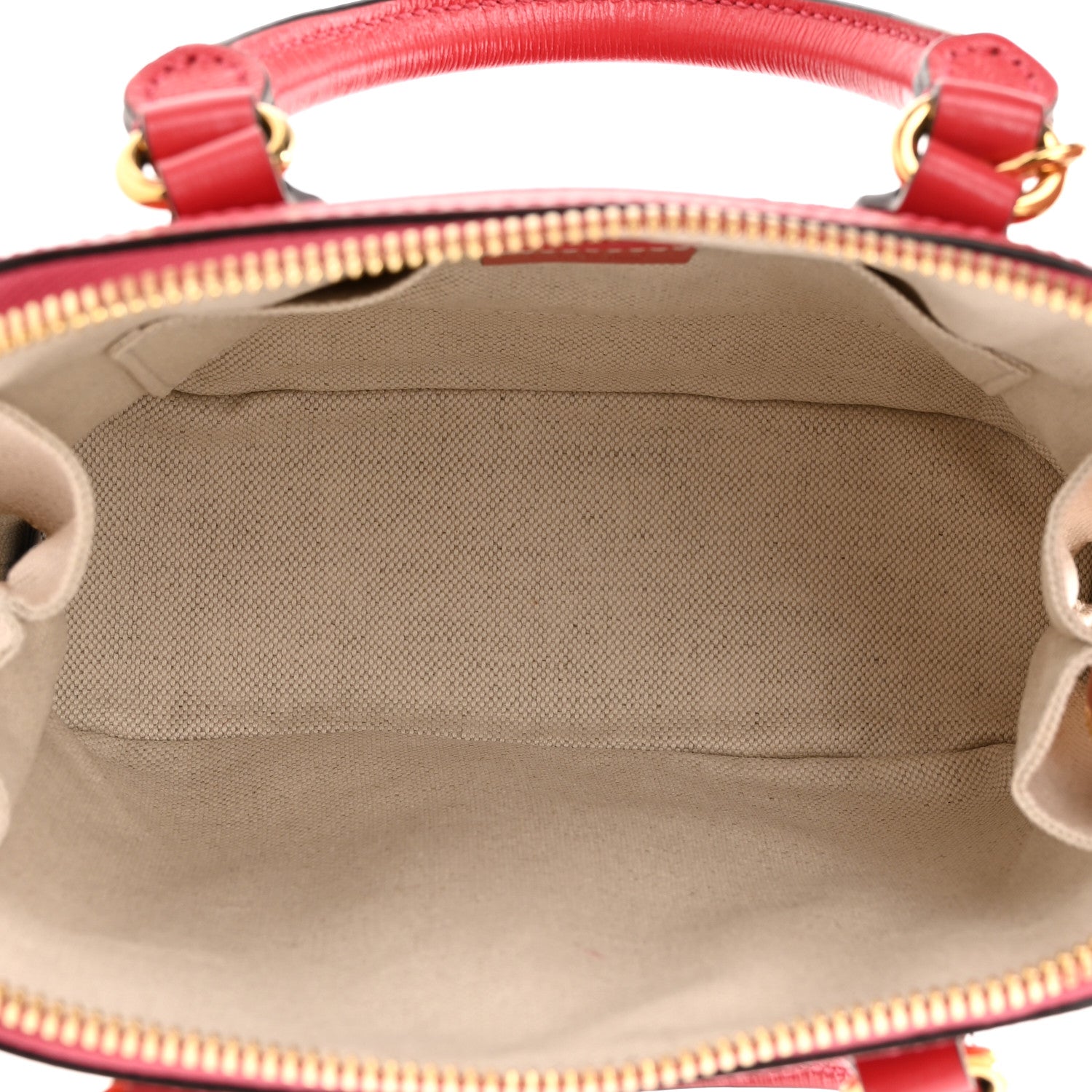 Gucci Straw Azalea Calfskin Woven Mini Horsebit 1955 Top Handle Bag Coral Wave Black 5 of 10