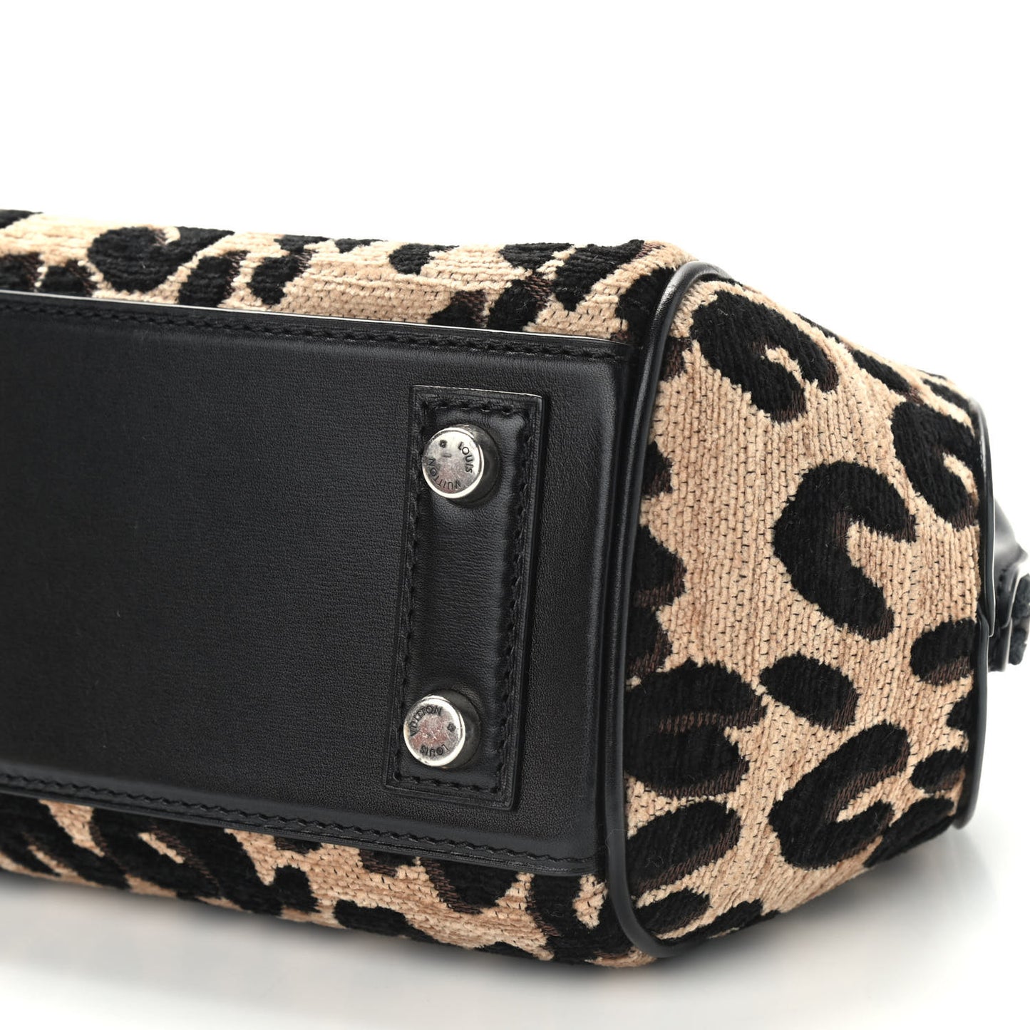 Jacquard Velvet Leopard Print Stephen Sprouse Baby Bag