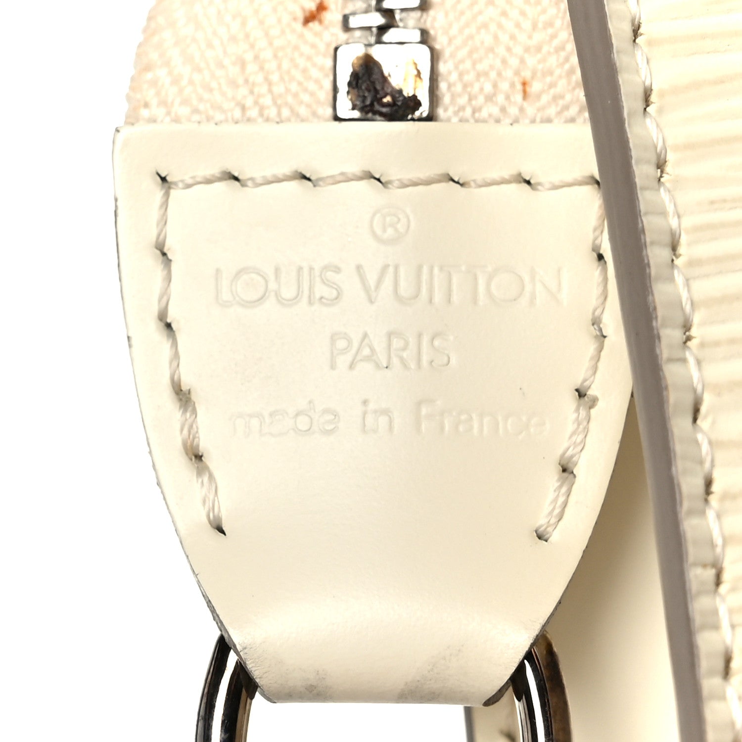 Louis Vuitton Epi Pochette Accessories 24 Ivory 7 of 11