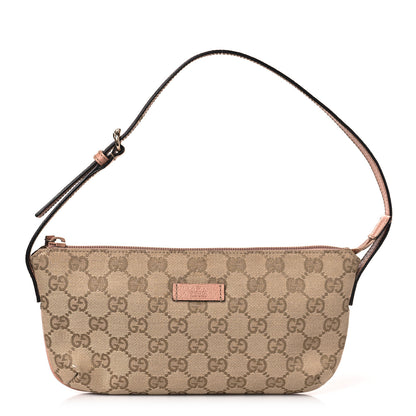 Gucci Monogram Pretty Boat Pochette Pink 1 of 9