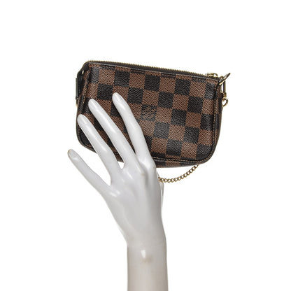 Louis Vuitton Damier Ebene Mini Pochette Accessories 2 of 6