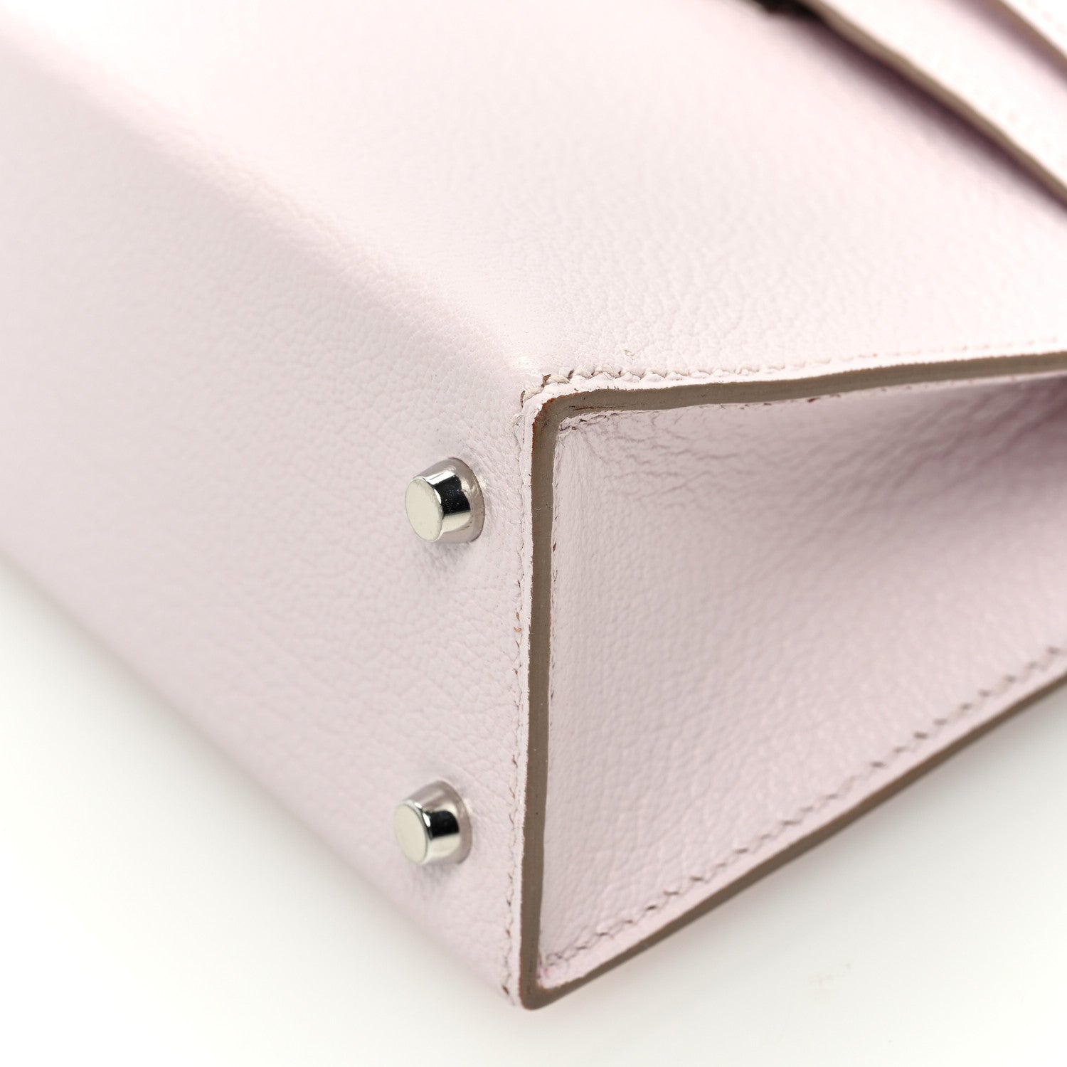 Hermes Chevre Mysore Mini Kelly Sellier 20 Mauve Pale 10 of 11