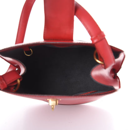 Louis Vuitton Epi Cluny Castillan Red 7 of 11