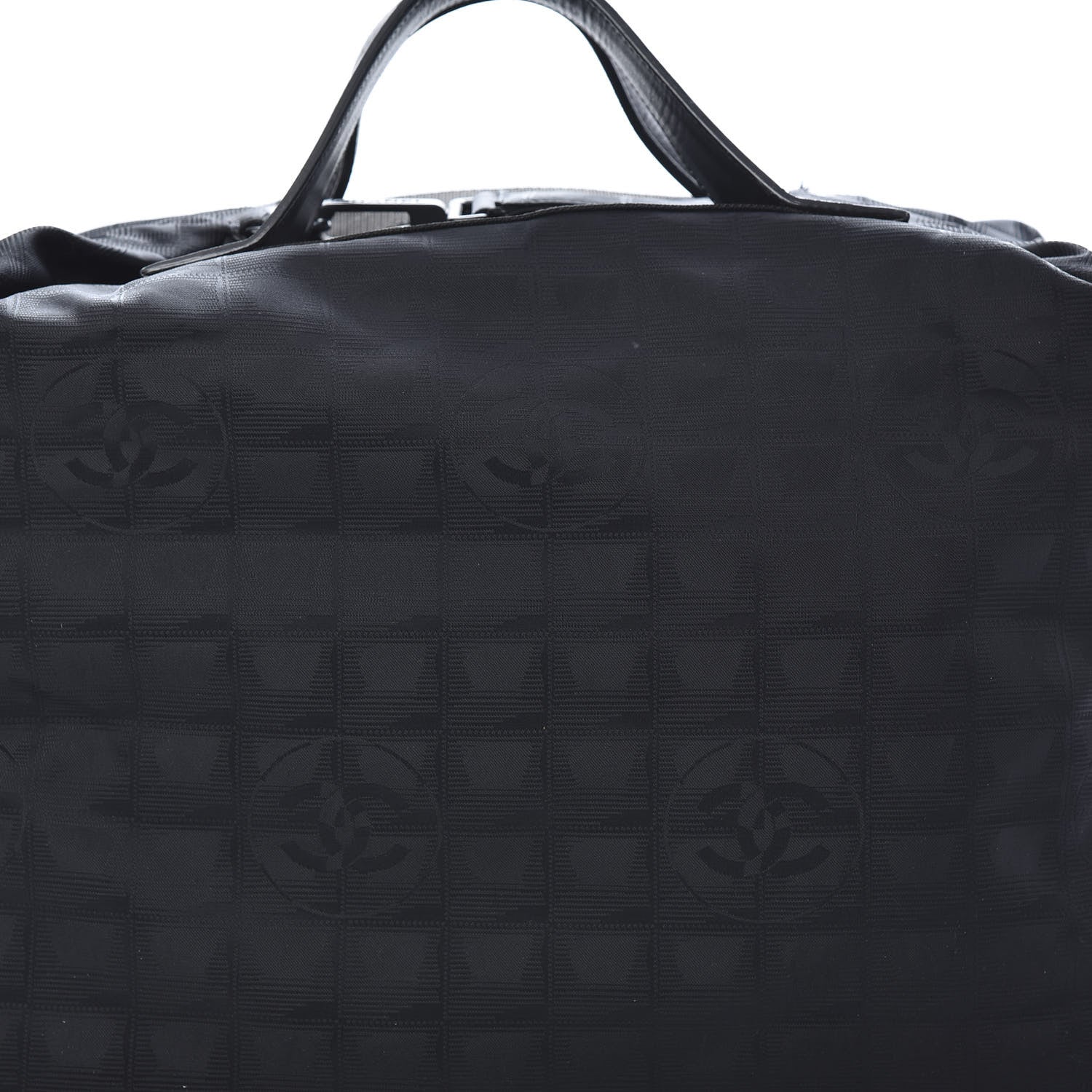 Chanel Nylon Travel Duffle Black 8 of 14