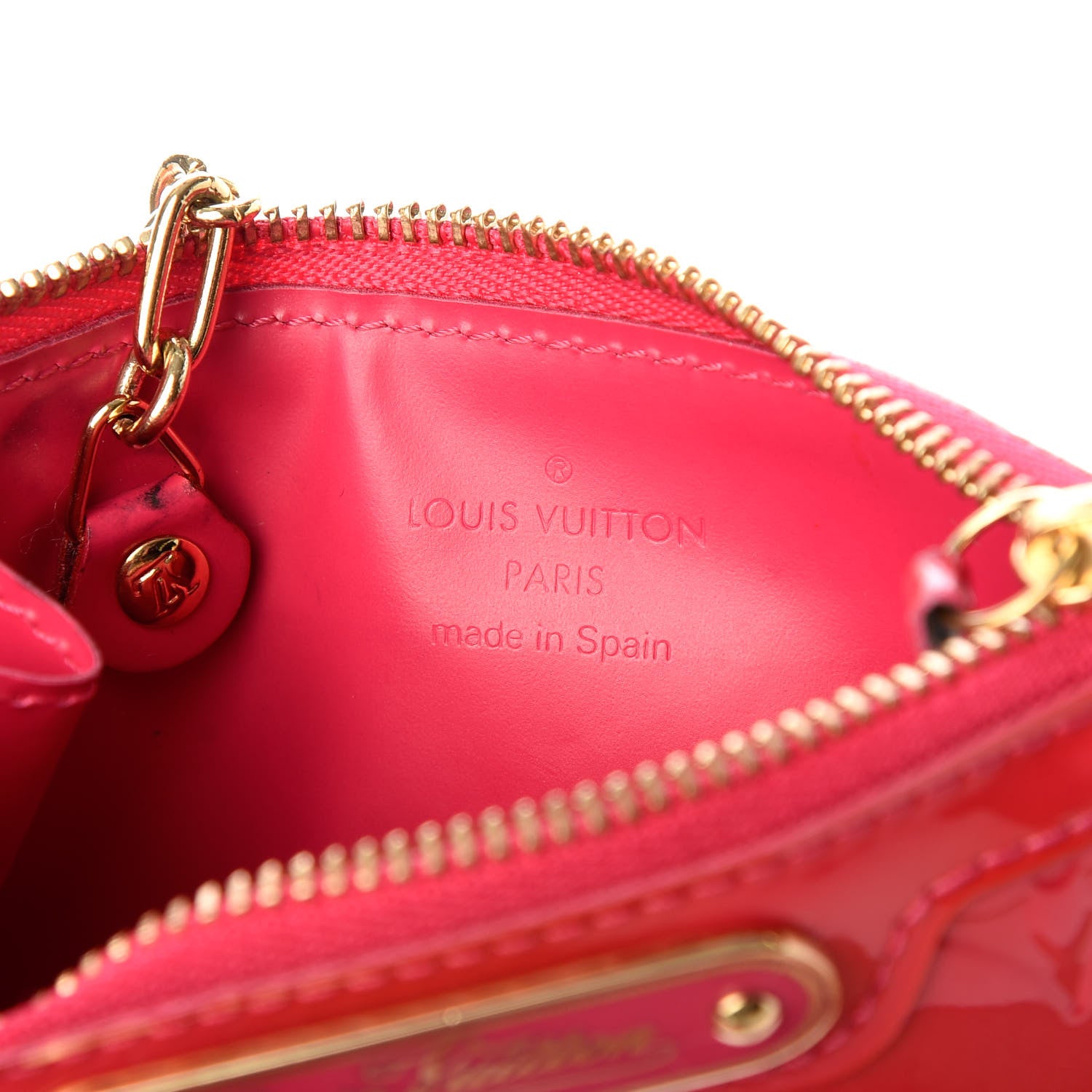 Louis Vuitton Vernis Key Pouch Rose Pop 7 of 10