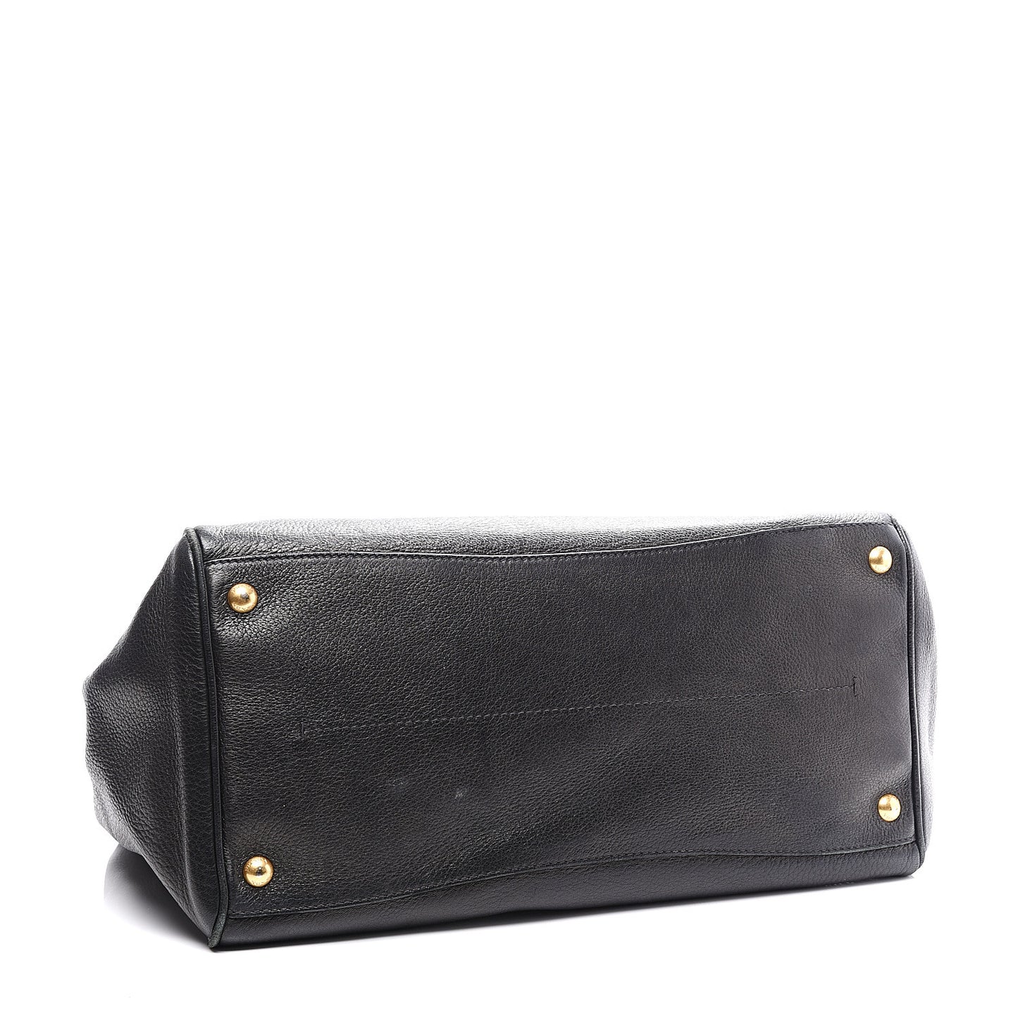 Vitello Daino Tote Black