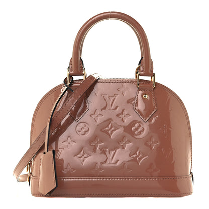 Louis Vuitton Vernis Alma BB Rose Velours 1 of 11