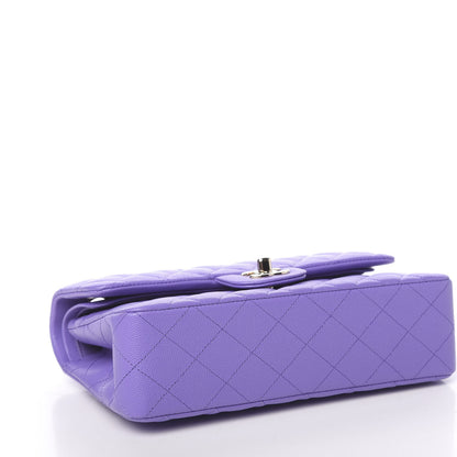 Chanel Caviar Quilted Small Double Flap Purple 5 of 11