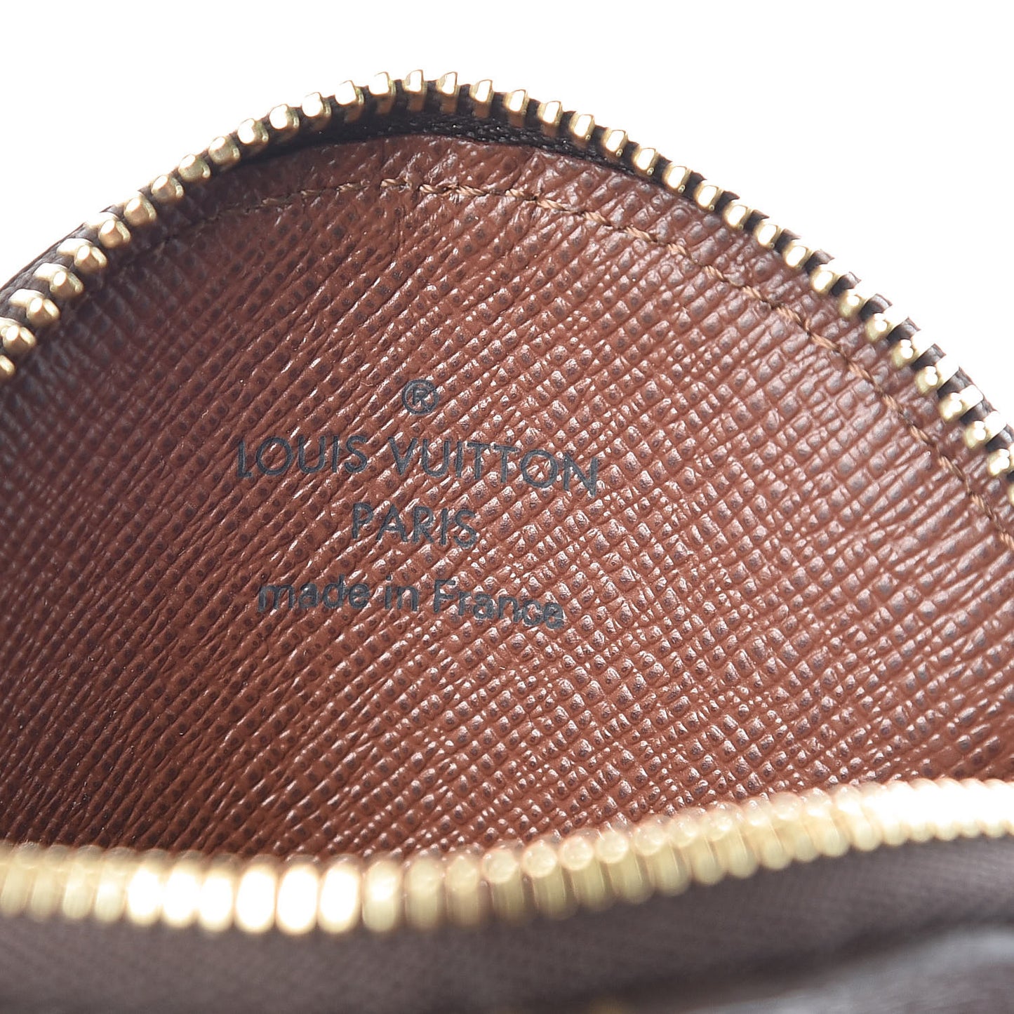 Monogram Round Coin Purse