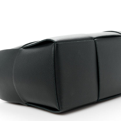 Bottega Veneta Grained Calfskin Intrecciato Small Arco Tote Black 10 of 11