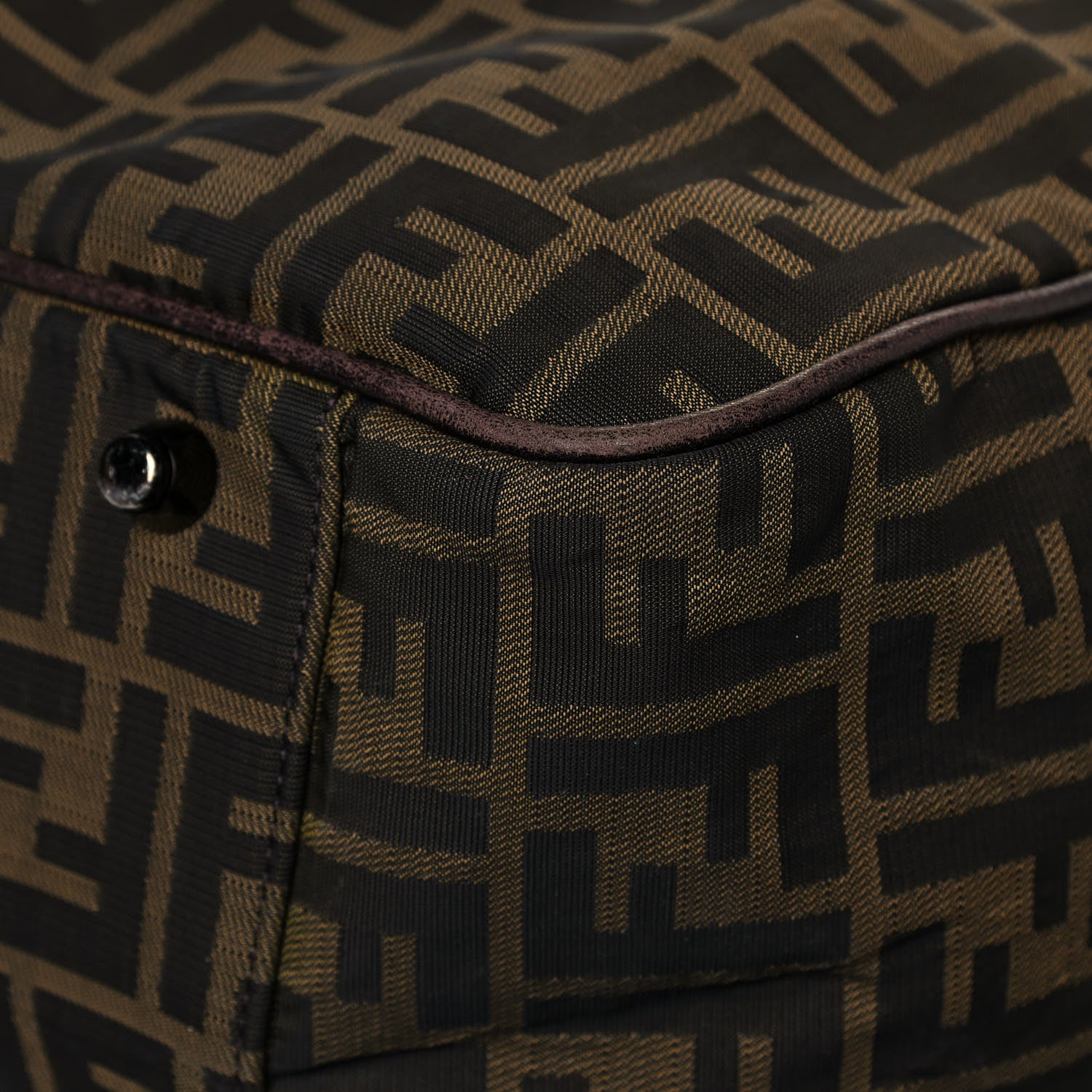 Fendi Zucca Duffle Bag Tobacco 10 of 14