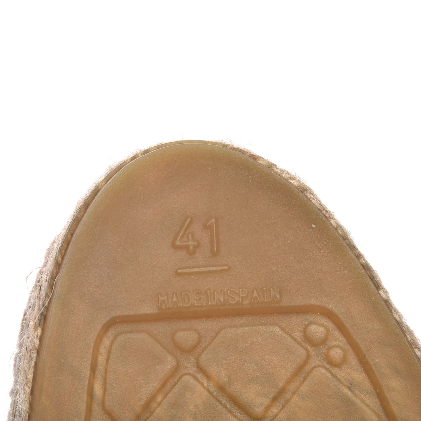 Lambskin CC Espadrilles 41 Yellow