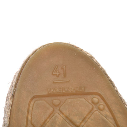 Chanel Lambskin CC Espadrilles 41 Yellow 6 of 11