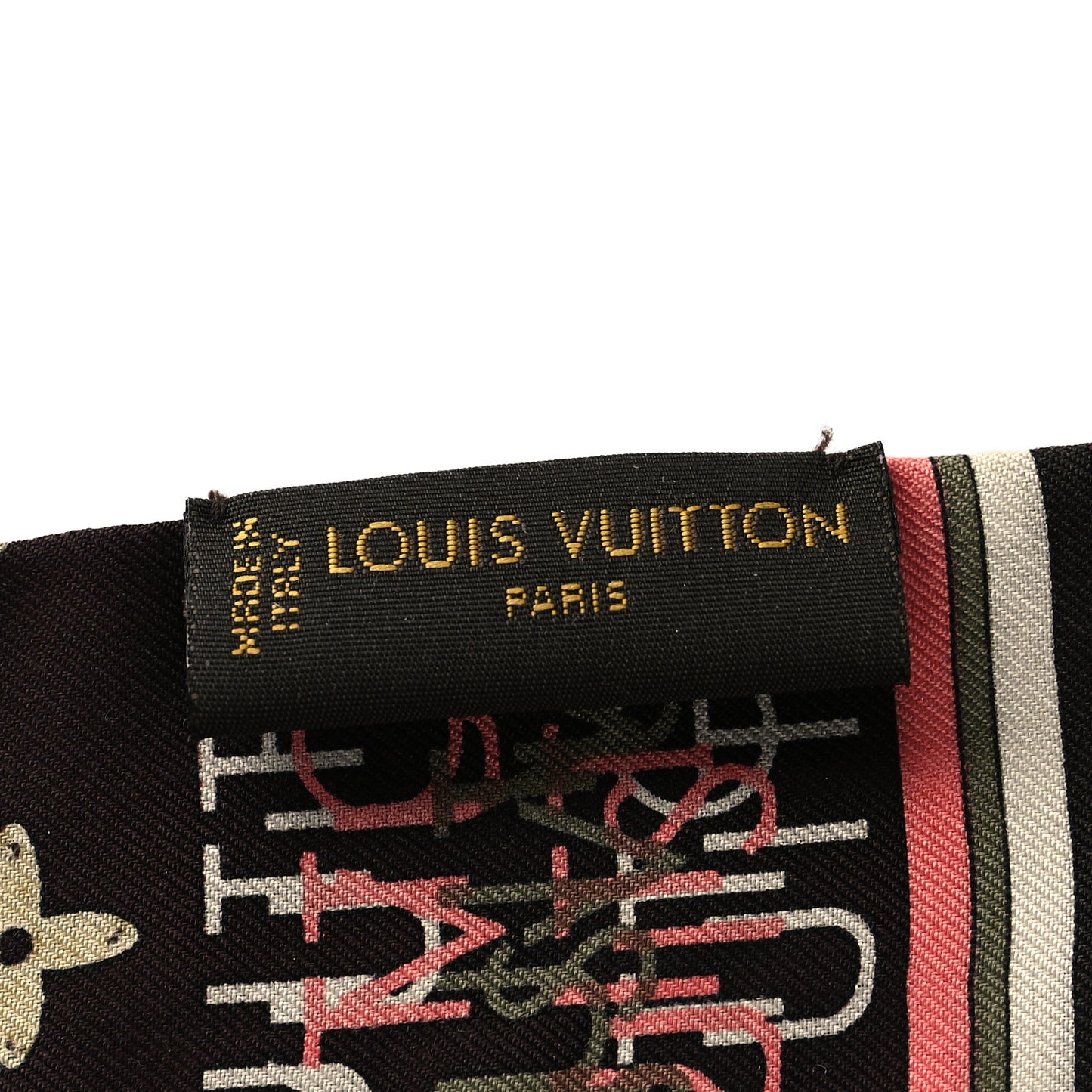 Silk Monogram Map Bandeau Plum Orient