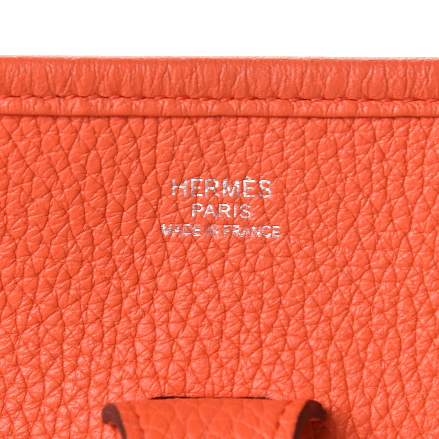 Hermes Taurillon Clemence Evelyne III PM Orange Poppy 5 of 20