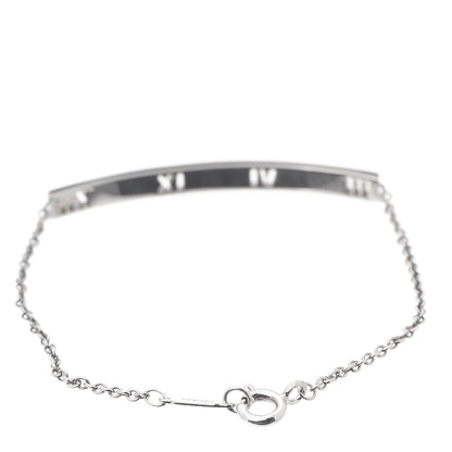 Tiffany Sterling Silver Atlas Bar Pierced Bracelet 3 of 5