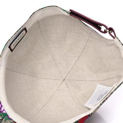 Gucci GG Supreme Flora Claudia Baseball Hat 59 XL Red 7 of 9