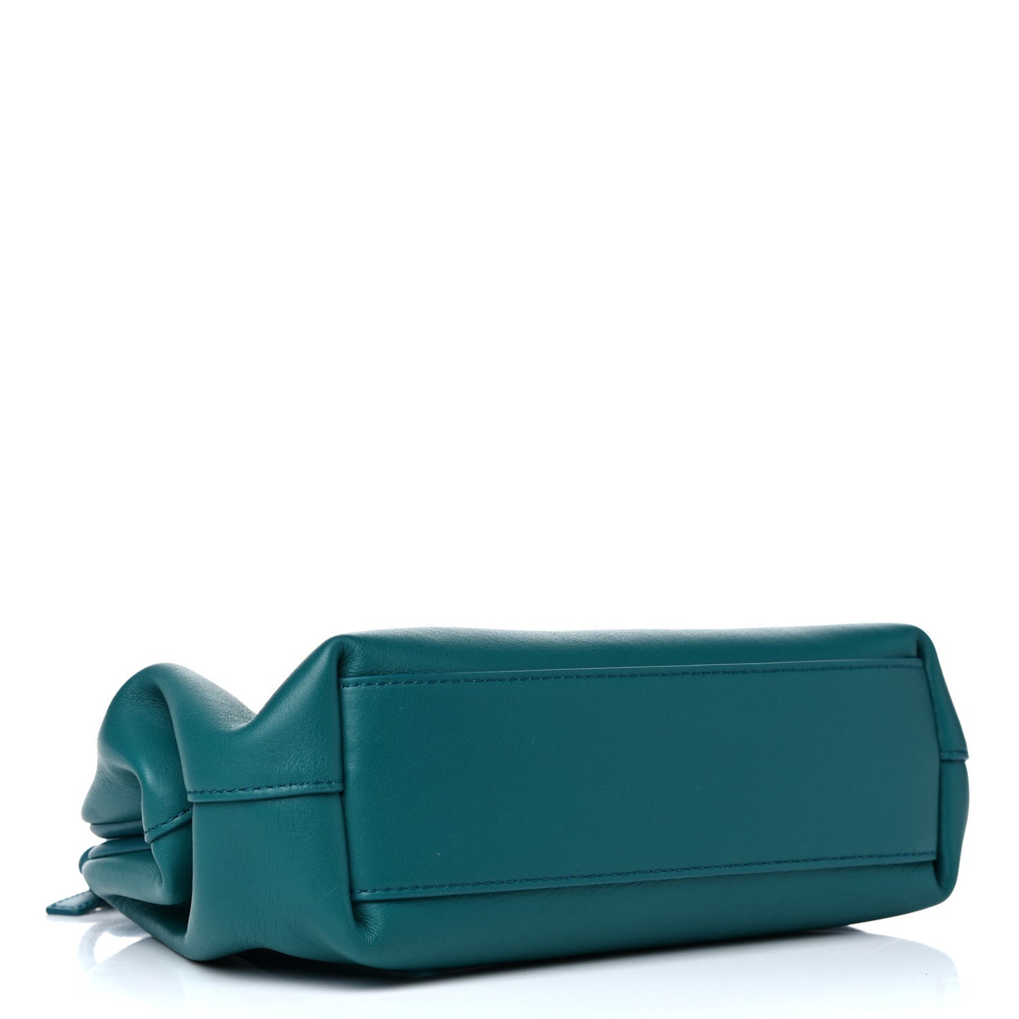 Calfskin Small The Point Triangle Bag Mallard