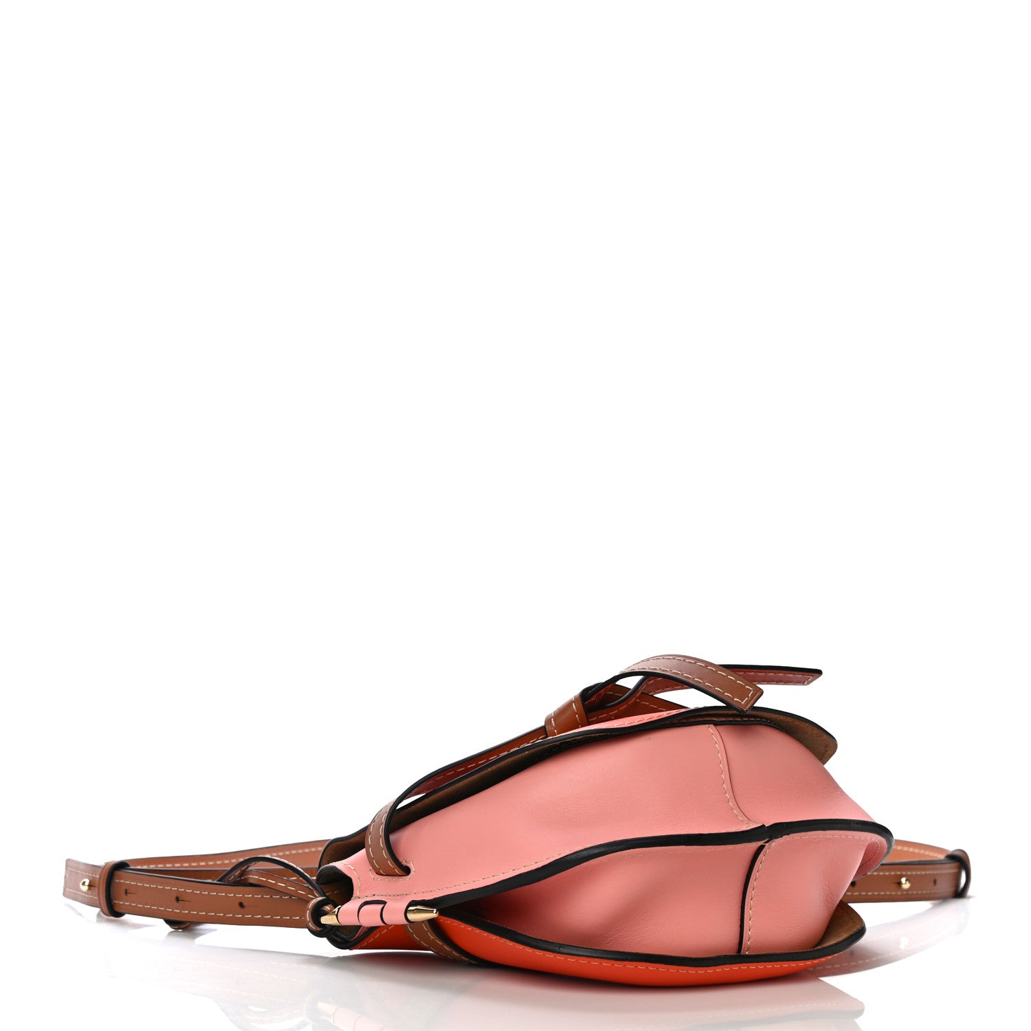 Loewe Calfskin Small Gate Crossbody Bag Orange Blossom 4 of 16
