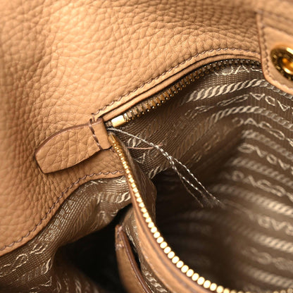 Prada Vitello Daino Side Pocket Tote Caramel 13 of 13