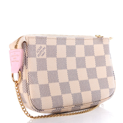 Louis Vuitton Damier Azur 2016 Christmas Animation Mini Pochette Accessories 3 of 7