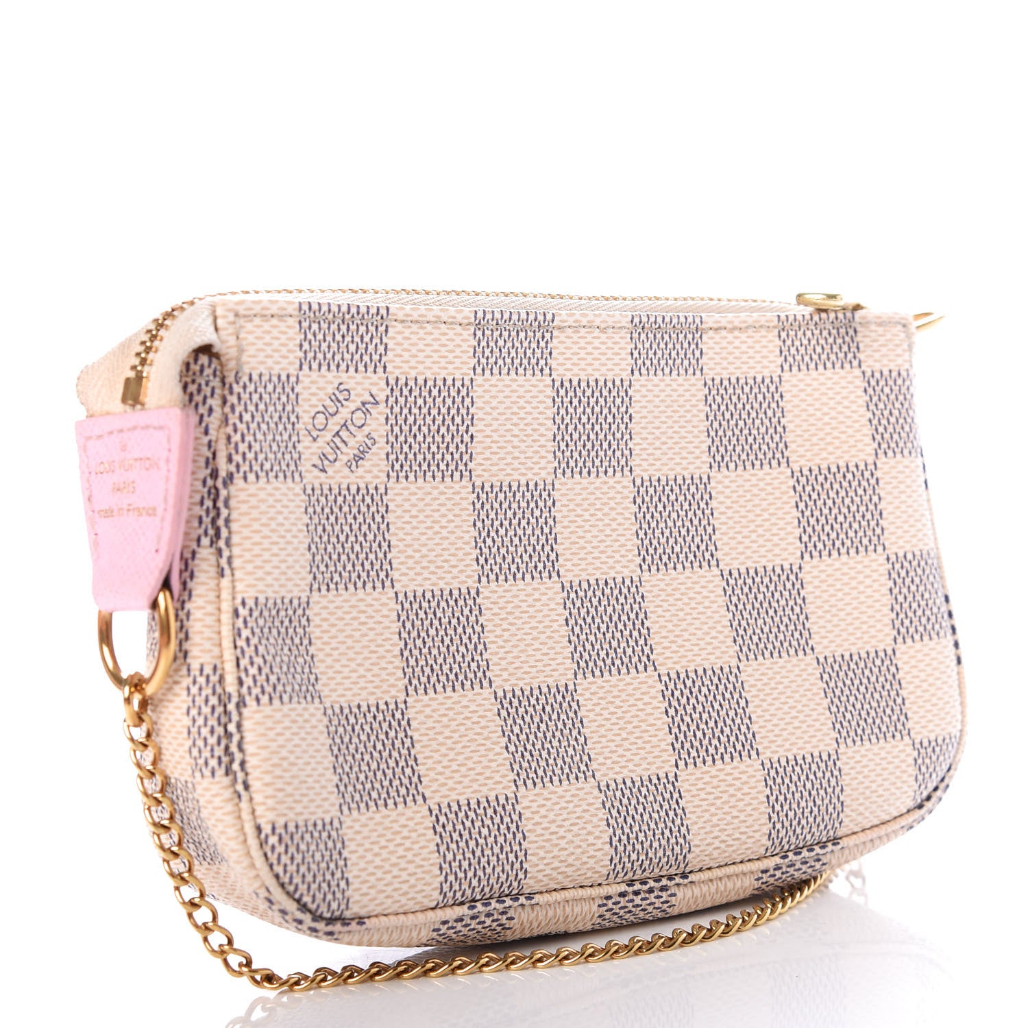 Louis Vuitton Damier Azur 2016 Christmas Animation Mini Pochette Accessories 3 of 6