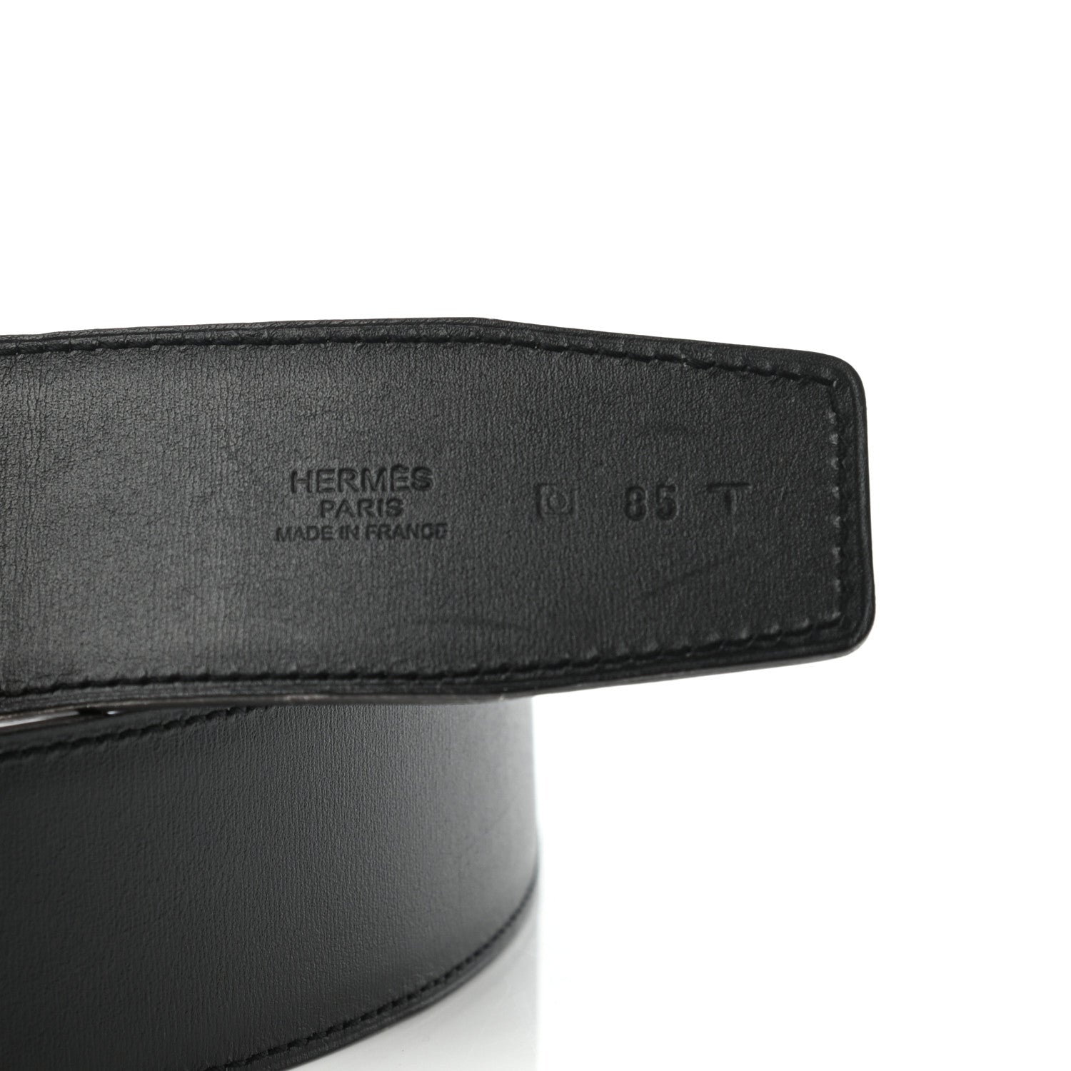 Hermes Box Swift 42mm Constance H Belt 85 Etoupe Black 7 of 11