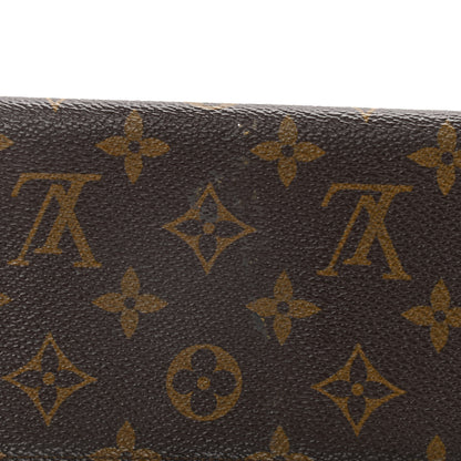 Louis Vuitton Monogram Simple Checkbook Holder Wallet Cover 16 of 17