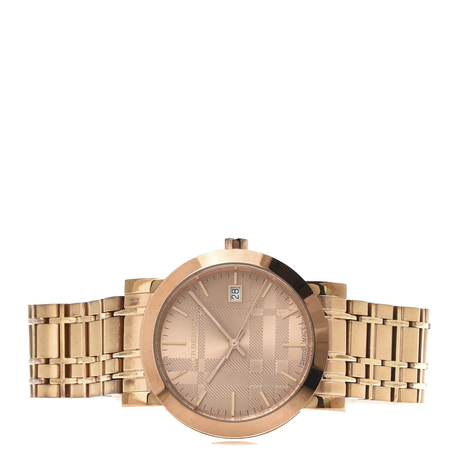 Burberry Stainless Steel 38mm Heritage Quartz Watch Rose BU1864 3 of 7