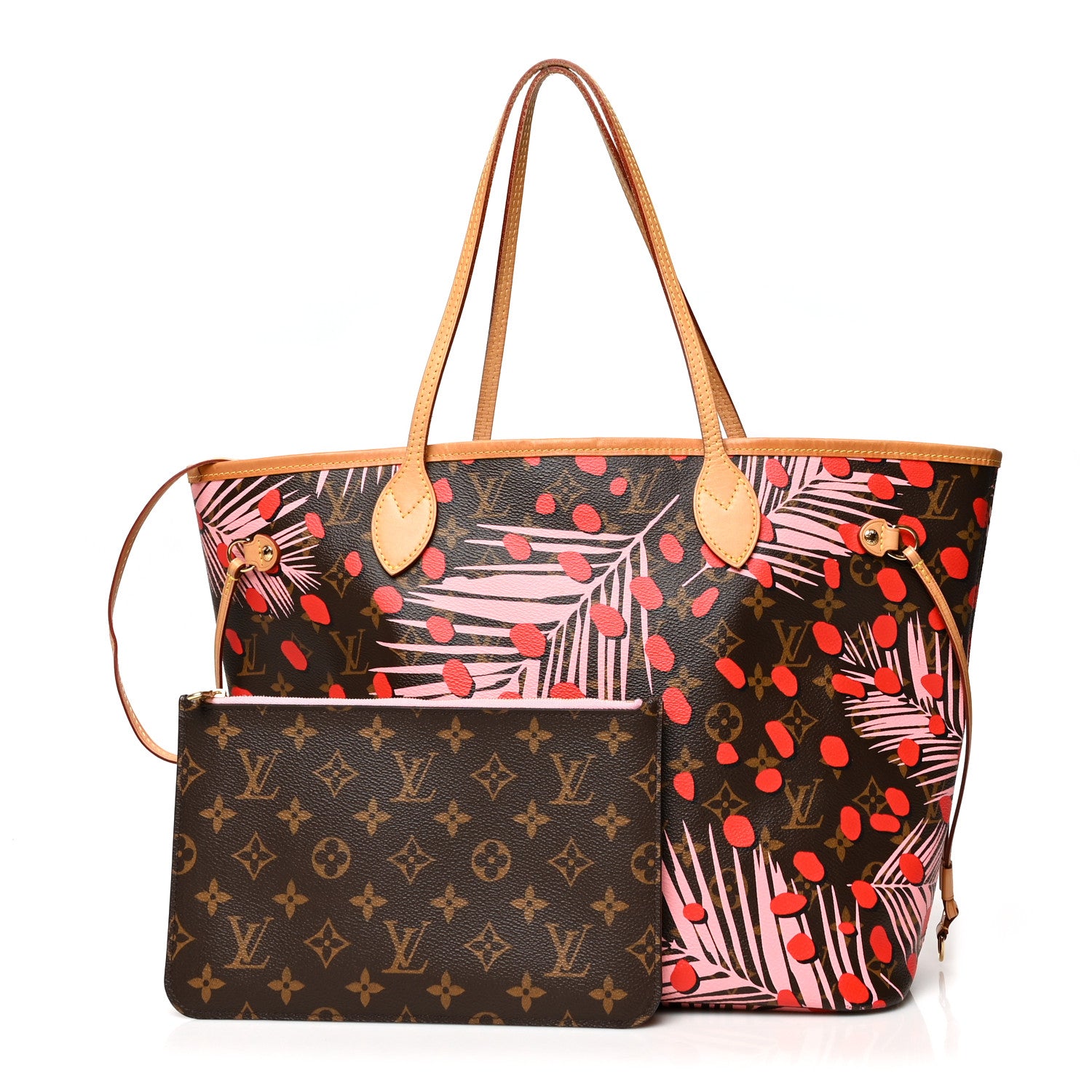 Louis Vuitton Monogram Jungle Dots Neo Neverfull MM Sugar Pink Poppy 1 of 11