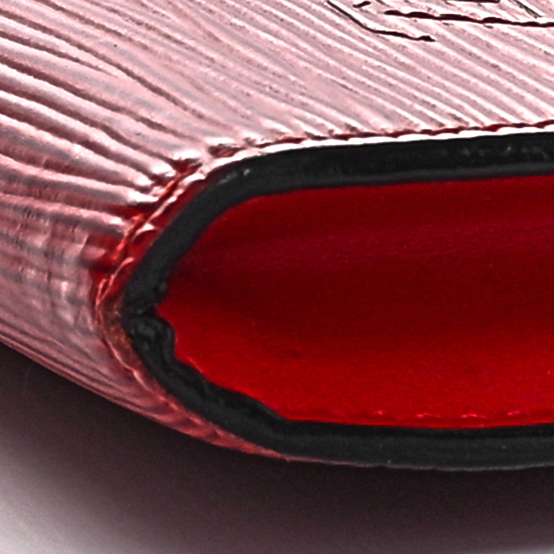 Epi Pochette Accessories 21 Castillan Red