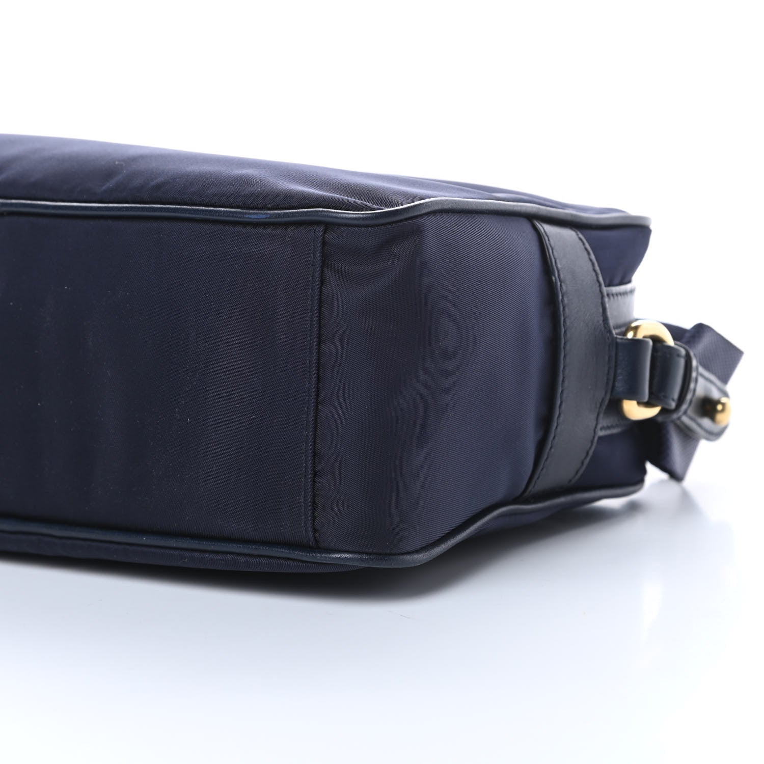 Prada Tessuto Nylon Soft Calf Camera Bag Baltico 11 of 11