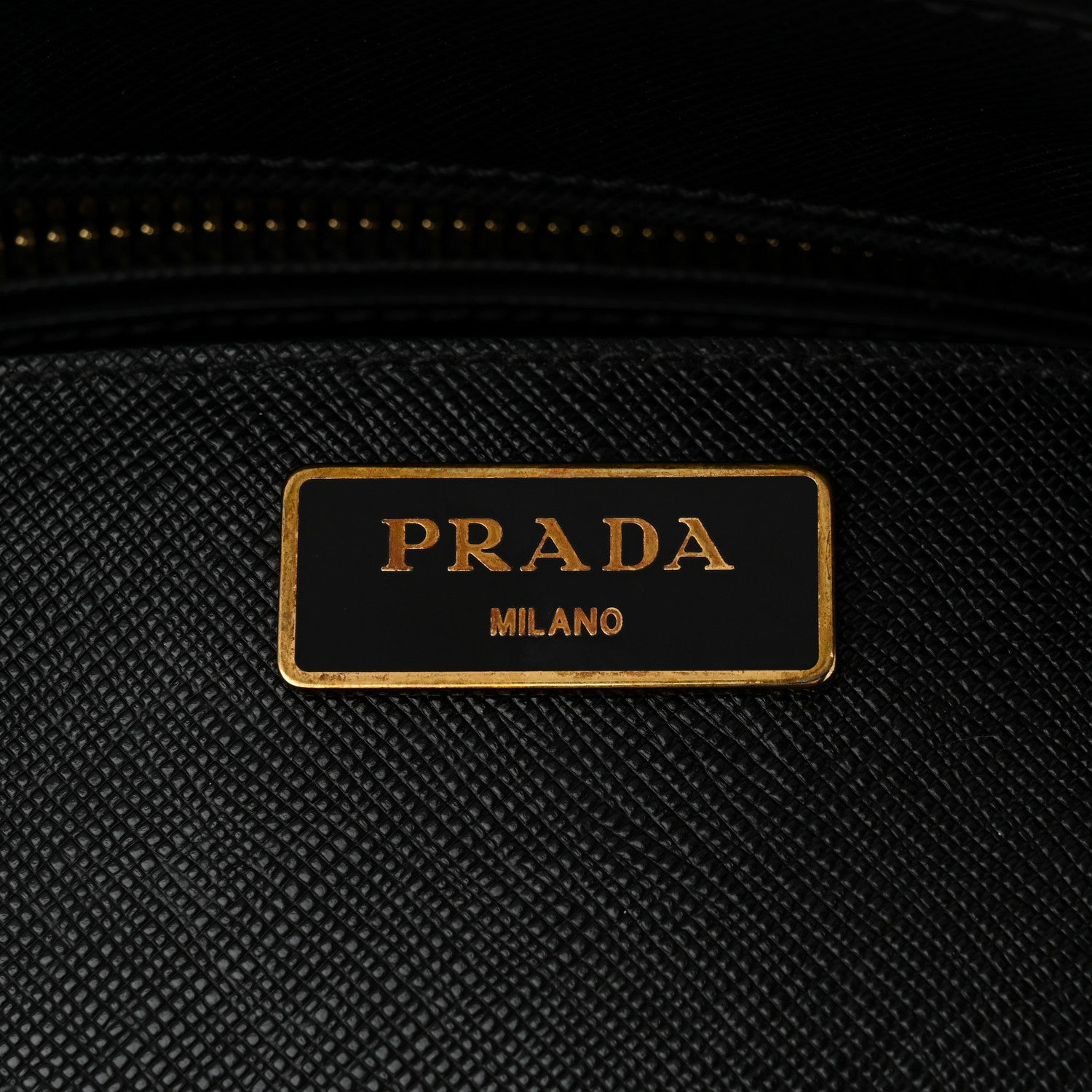 Prada Saffiano Medium Galleria Double Zip Tote Black 6 of 10