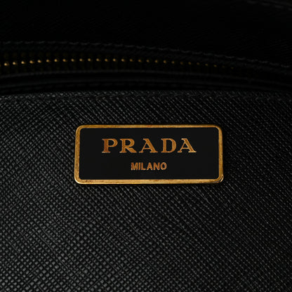Prada Saffiano Medium Galleria Double Zip Tote Black 6 of 10
