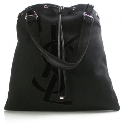 Saint Laurent Canvas Kahala Sac Black 1 of 10