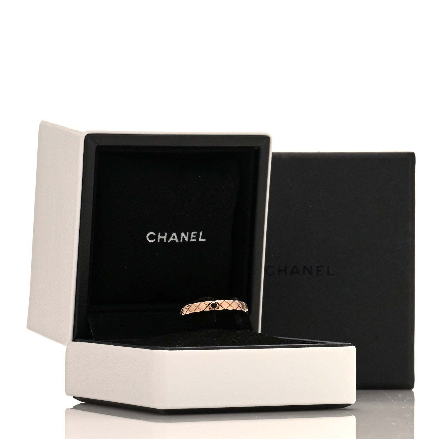 Chanel 18K Beige Gold Mini Coco Crush Ring 54 6.75 5 of 5