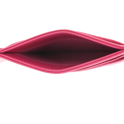 Chanel Caviar Quilted Card Holder Fuchsia 5 of 9