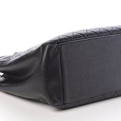 Chanel Caviar Quilted Grand Shopping Tote GST Black 9 of 10