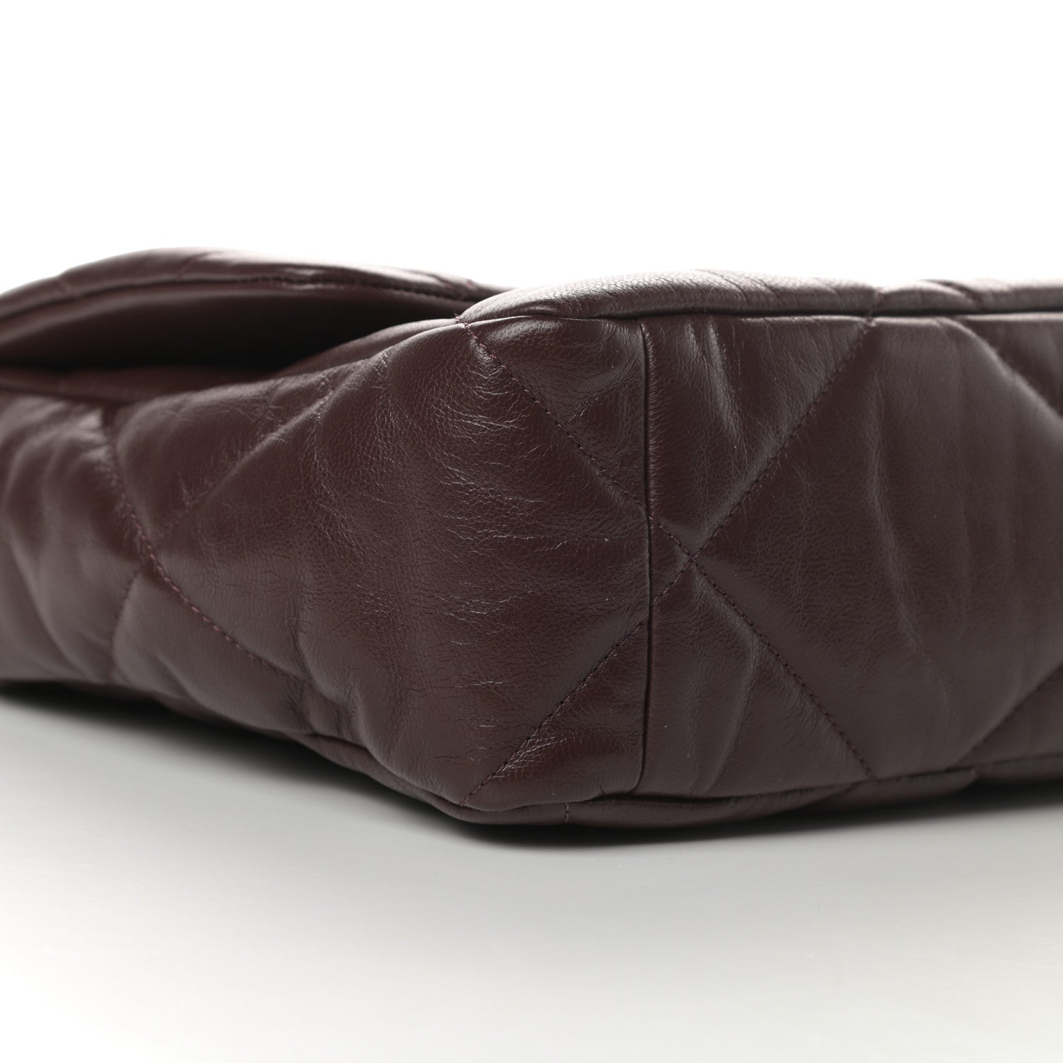 Chanel Lambskin Quilted Large Chanel 19 Flap Dark Brown 9 of 11