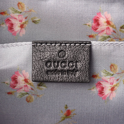 Gucci Glazed Wicker Stripe Small Cestino Shoulder Bag Green 6 of 12
